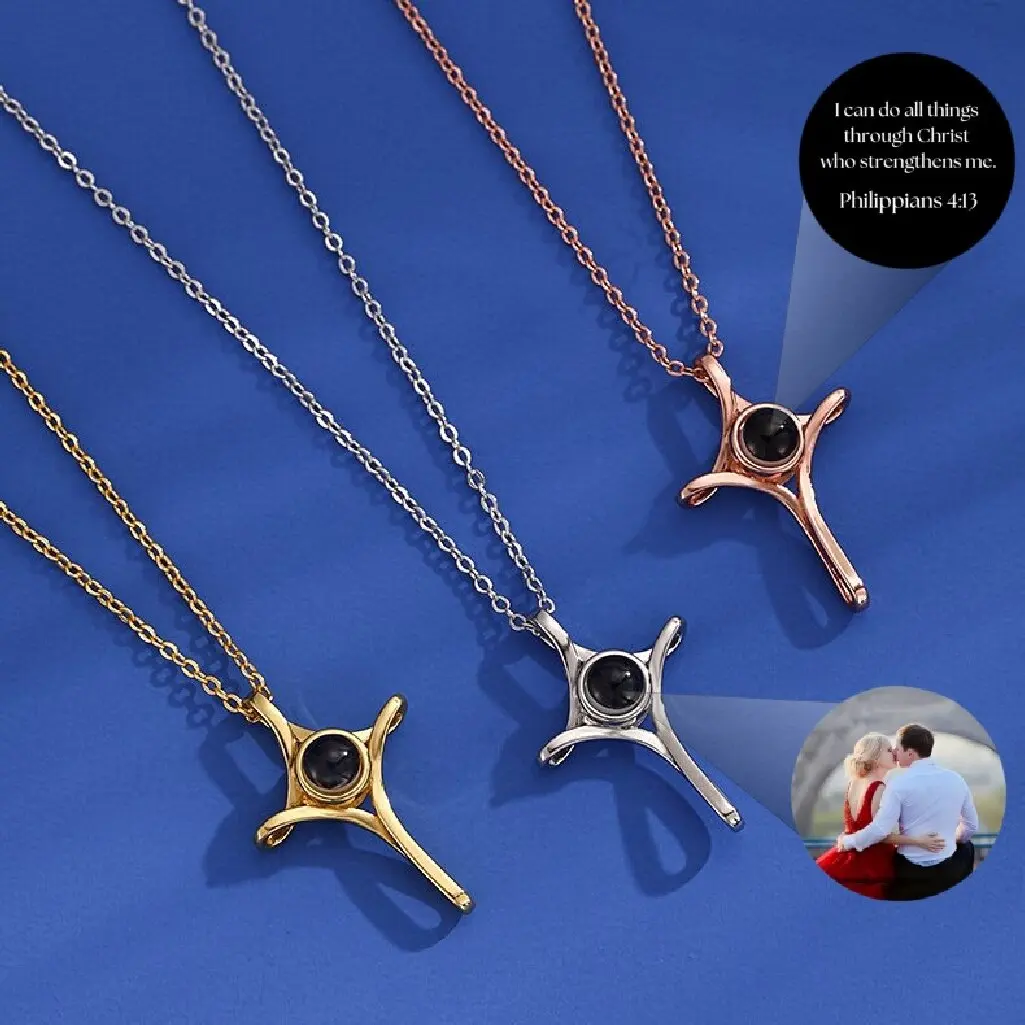 Проекционные ювелирные изделия на заказ графика и фото ожерелья с библейским