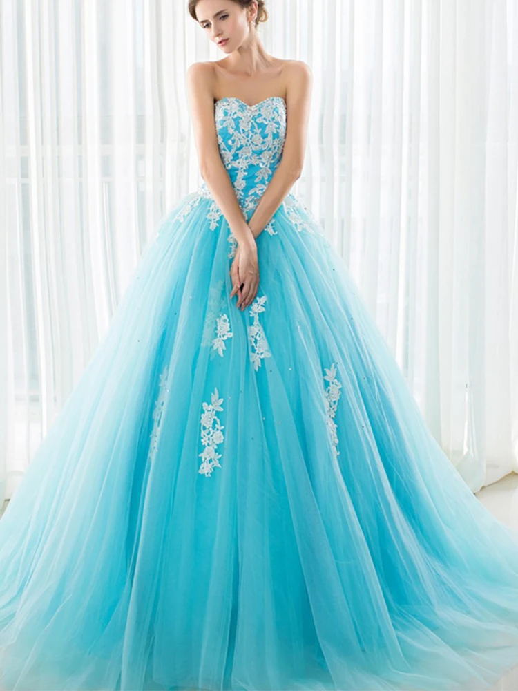 Compra un vestido azul con envío gratis en AliExpress