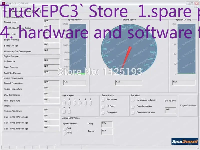 TruckEPC3 AGCO SISU Power WinEEM3 Service Tool 1.2.1.1 (WinTest) CD (art.: 3920dbd6673ad) - 3920dbd6673ad