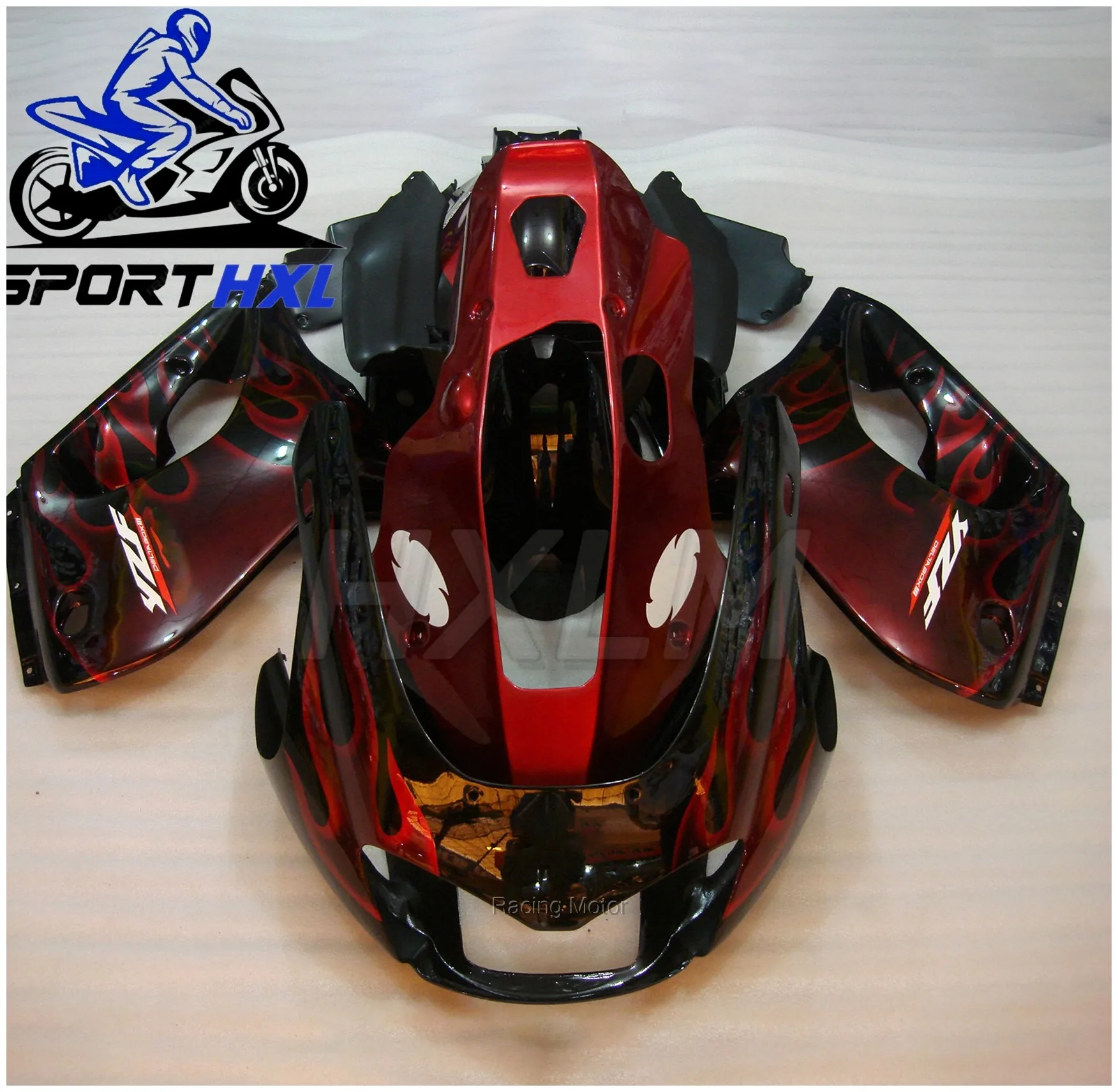 Фото Комплекты обтекателей YZF 1000R 1996 - 2003, красно-белые обвесы для YAMAHA YZF1000R 96 97, обтекатель Thunderace 98 99 |   Магазин гоночных мотоциклов №3