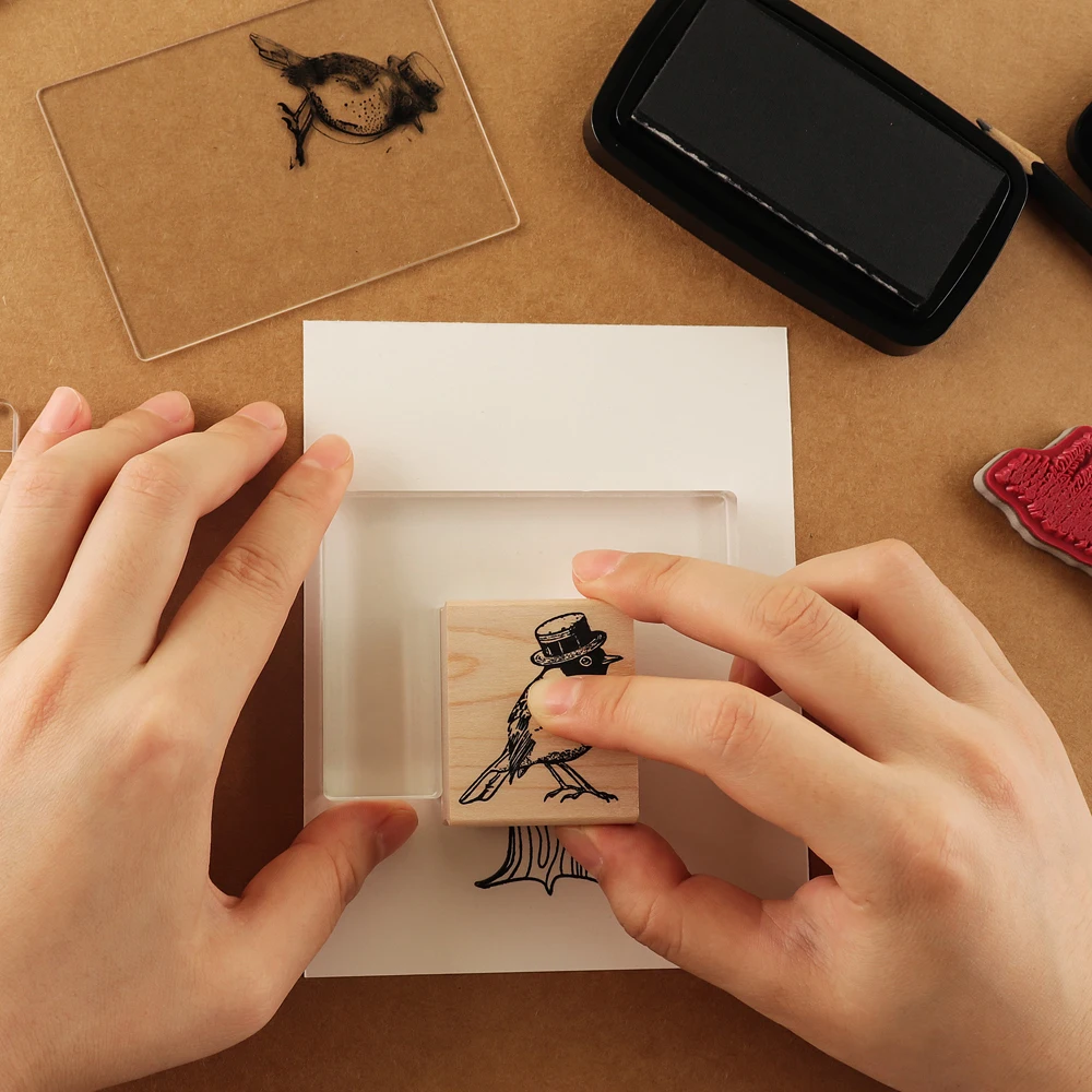 2 шт./набор деревянные штампы для скрапбукинга