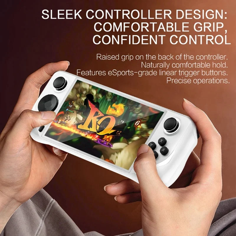 Портативная игровая консоль E6 портативная с поддержкой видеоигр 5 дюймов IPS ретро