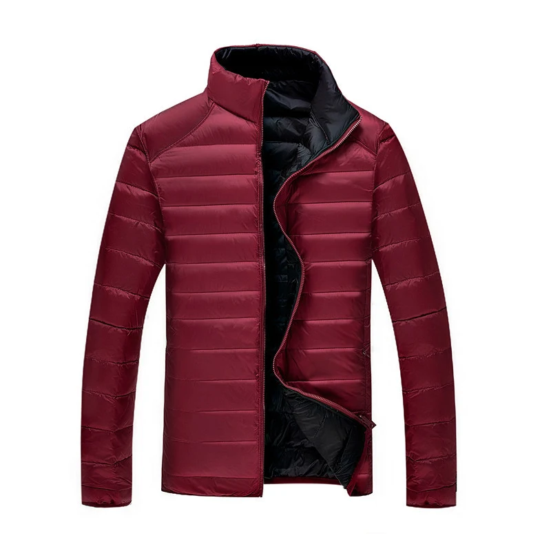 5XL 6XL 7XL 90%White Duck Down Jacket Winter Warm Jacket Coat Men's Thin Ultralight Down Jackets Men Outwear Coats