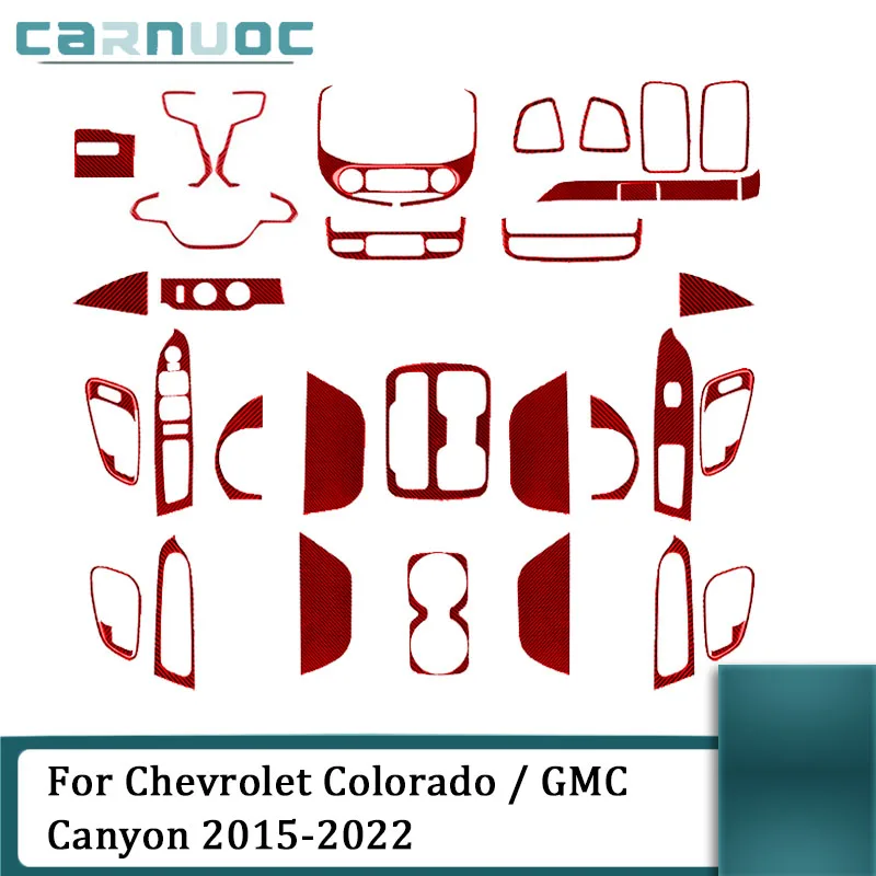 Декоративные аксессуары для салона автомобиля Chevrolet Colorado/GMC Canyon 2015-2022 красные