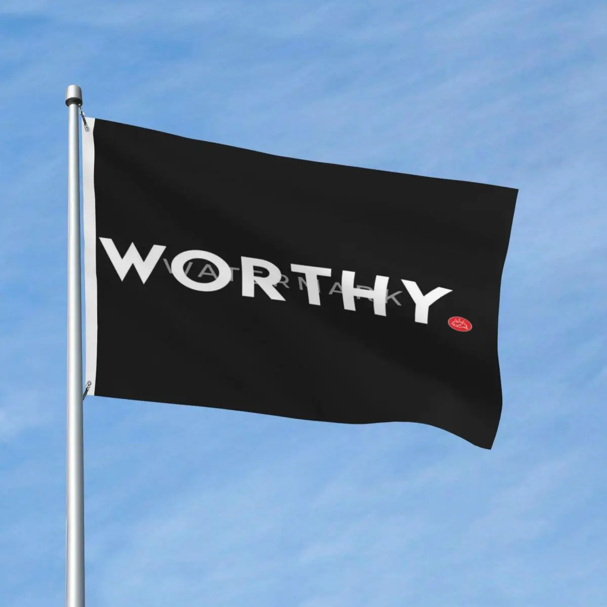 

Worthy Flag Decor Modern With Metal Grommets Vibrant Colors Flowy