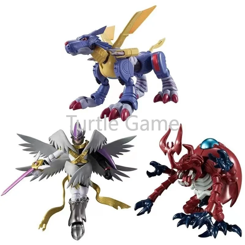 

100% Original Shodo Digimon Adventure Gashapon 8cm Omegamon Lilimon Zudomon Wargreymon MetalGarurumon Action Figure PVC TOY