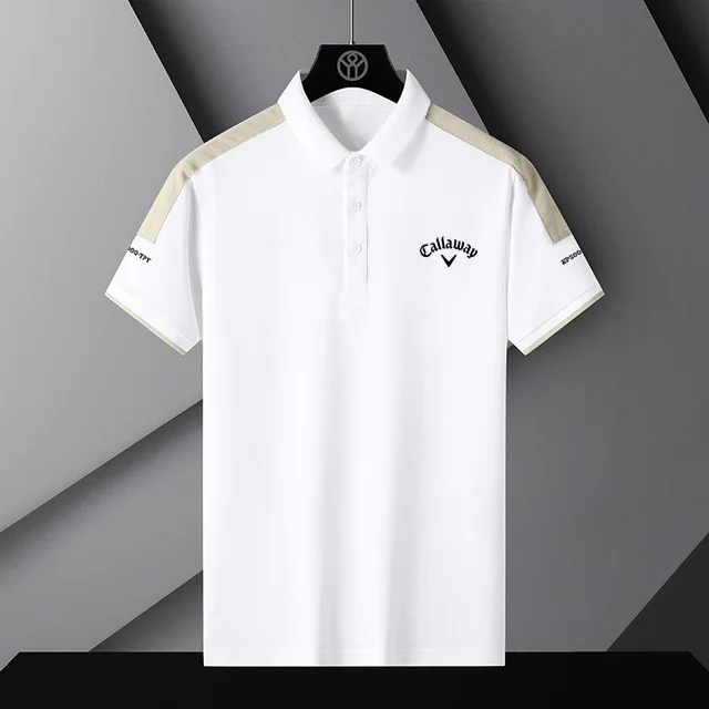 Spring/Summer Mens Golf Shirt Fashion Casual Short Sleeve malbon Golf Sports Clothing Quick Dry Breathable POLO T Shirt Topst