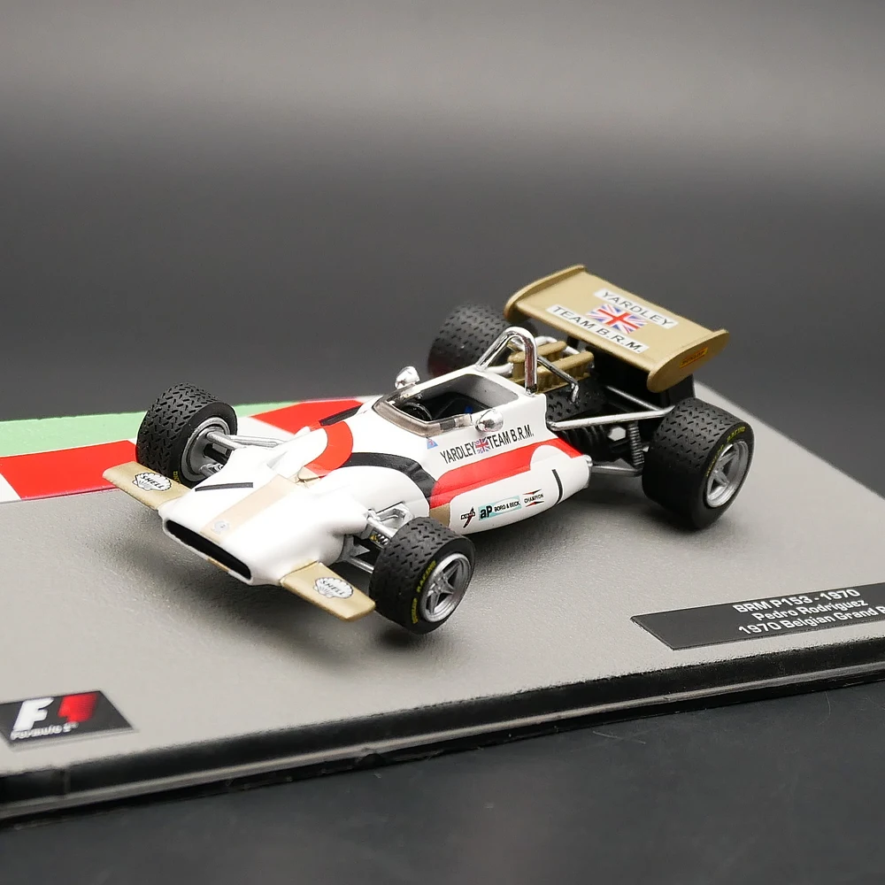 Ixo 1:43 F1 гоночная модель автомобиля из сплава BRM P153 1970 Педро Родригес