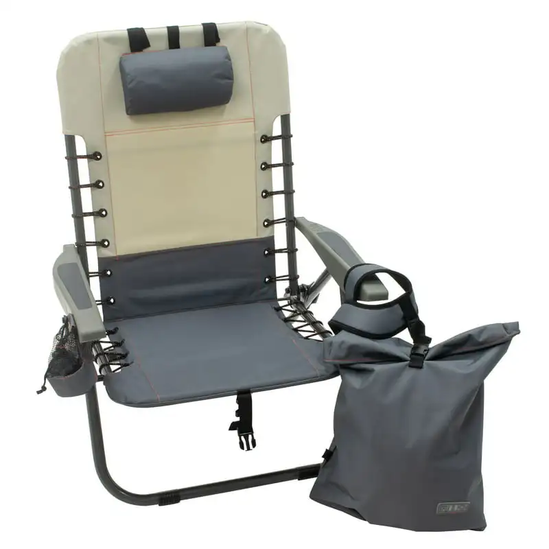 

GR529R-434-1 32 x 24.75 x 32 in. Lace-Up Steel Gear Removable Backpack Chair, Slate & Putty