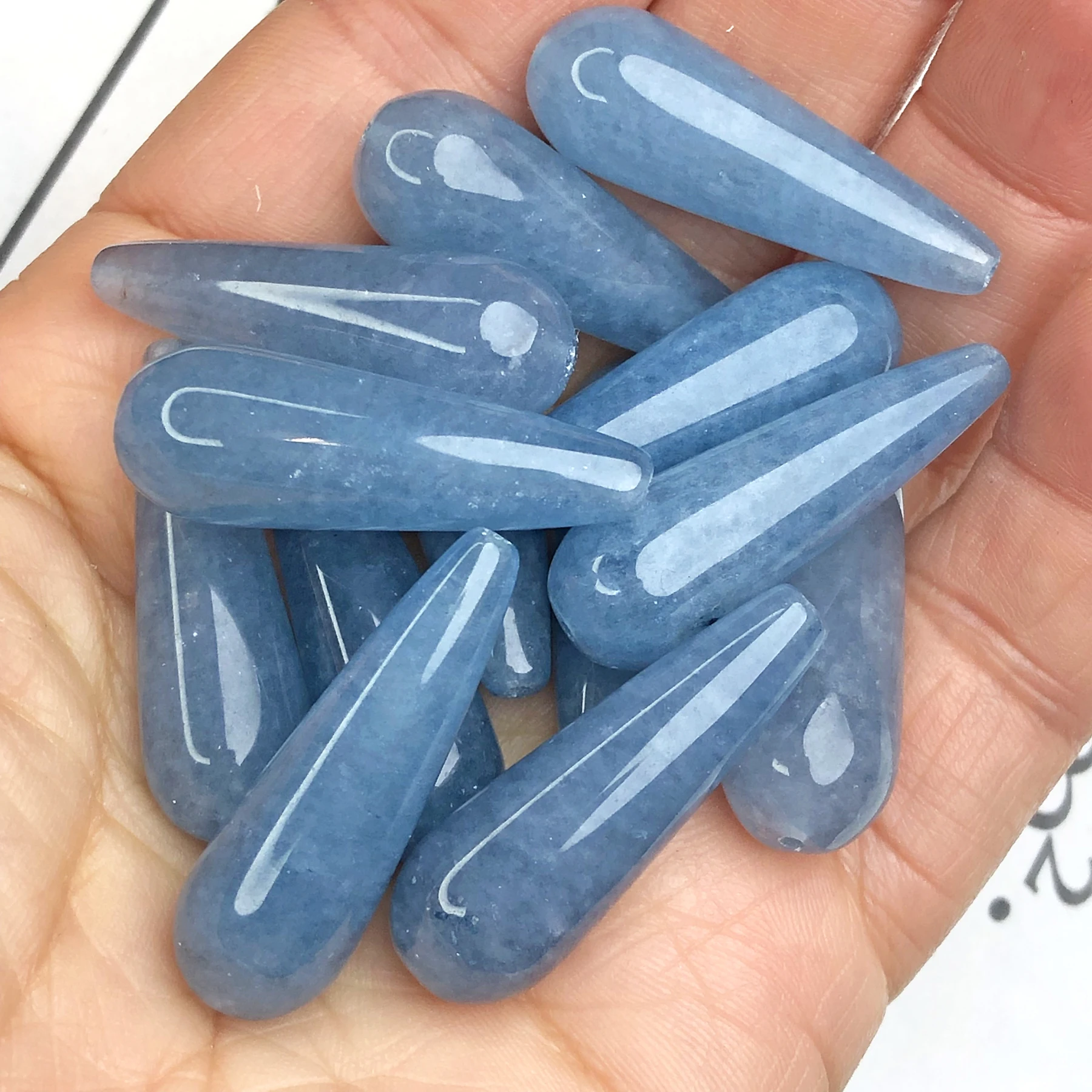 

Бусины Из Натурального халцедона, 10 х30 мм