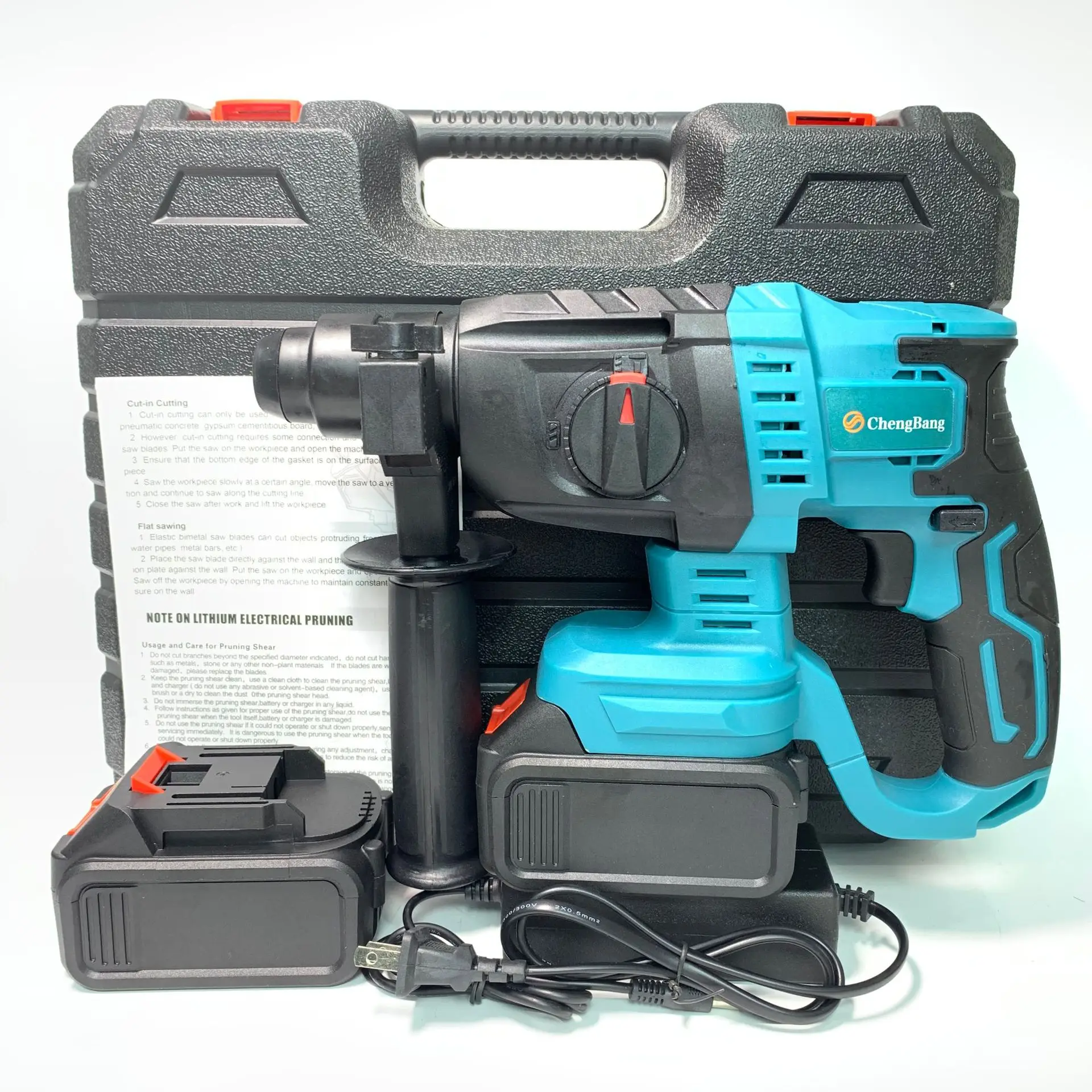 

lithium electric brushless small light hammer type lithium rechargeable light electric hammer electric outdoor percussion drill