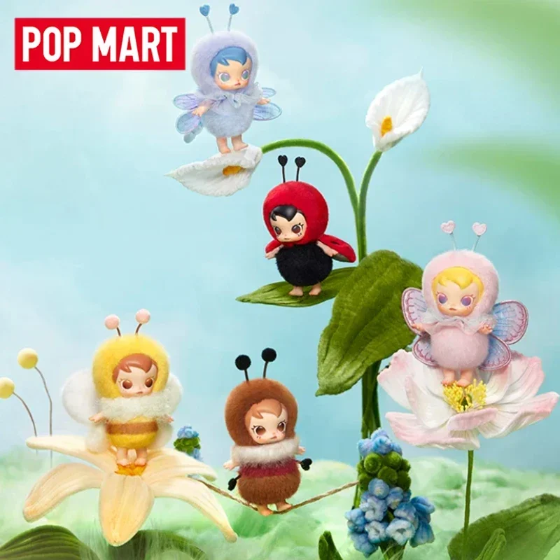 Фото POP MART Baby Molly Buggy Roam Series: Виниловая плюшевая подвеска-фигурка в закрытой упаковке, коллекционная кавайная кукла, игрушка-сюрприз №3