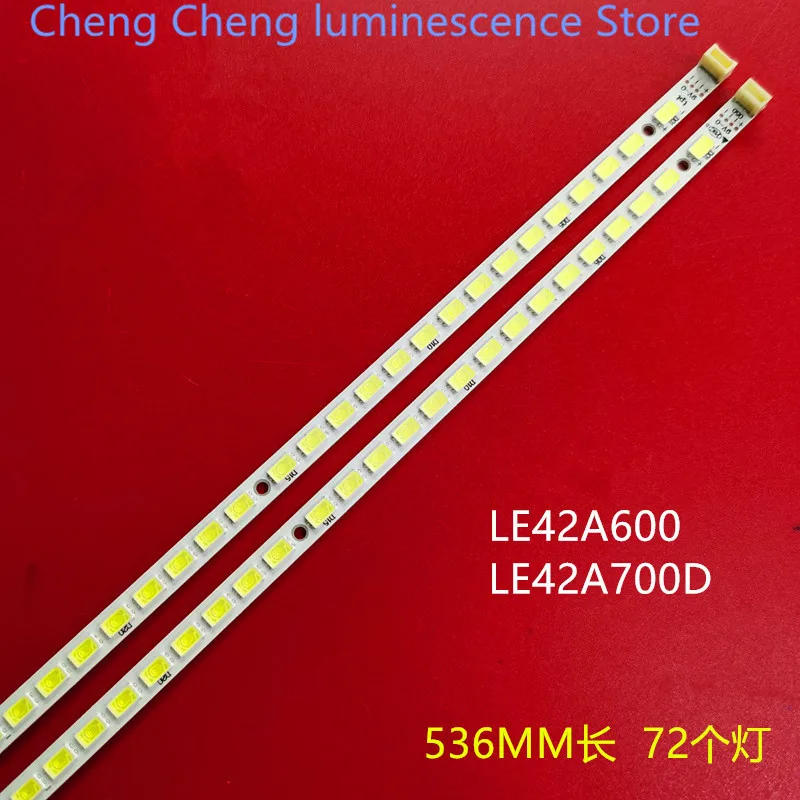Светодиодная лента для подсветки Toshiba 42SL863 74.42T16.001-2-DS1 42T11-05B 42T16-04c 42T16-03C T420HB01 536 Новинка, 2 шт./компл., 72 светодиода, 100% мм