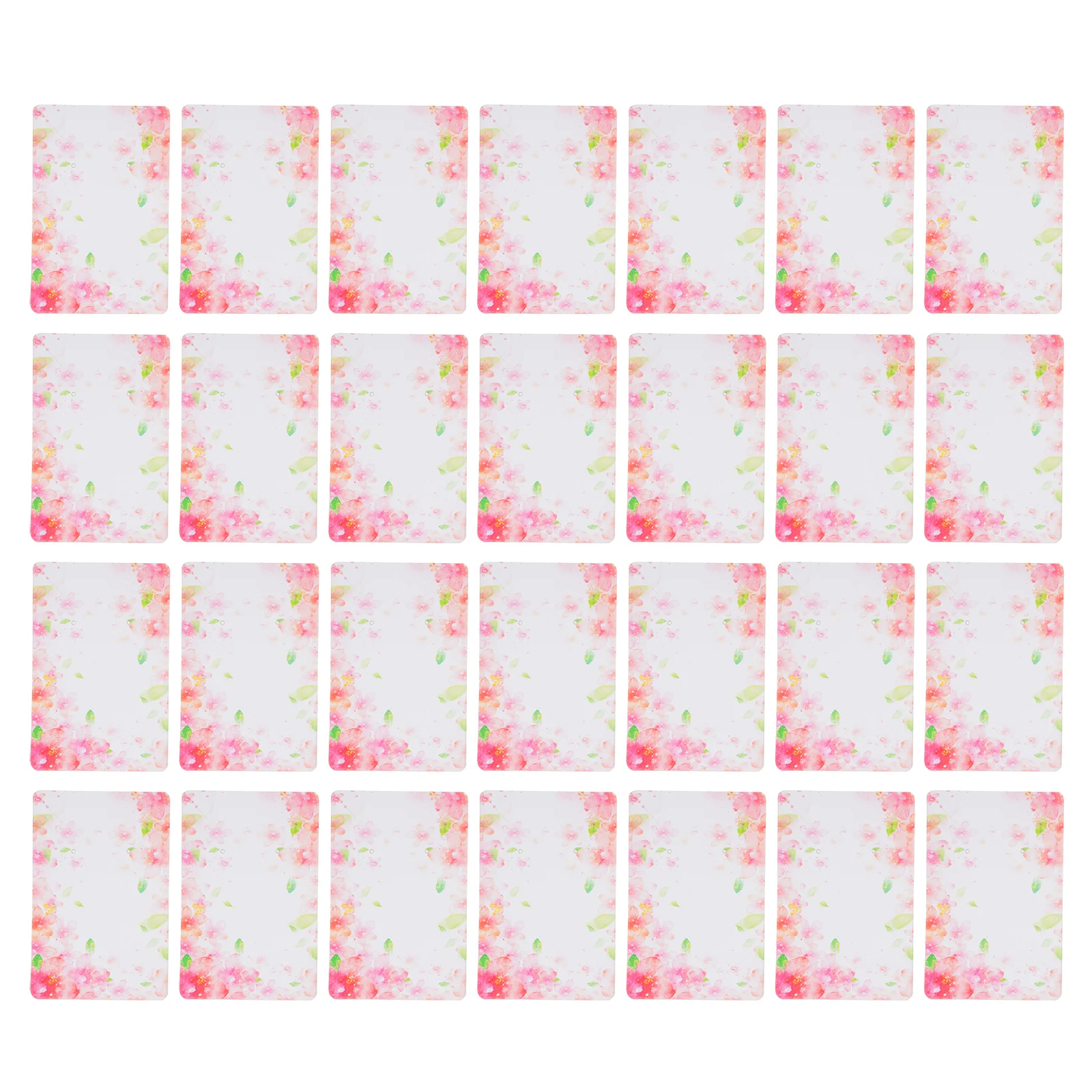 

100pcs Flower Earring Cards Display Necklace Cards Display Hanging Cards