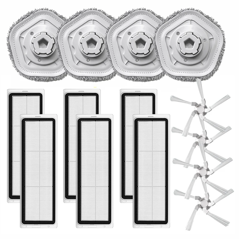 

Аксессуары для пылесоса Xiaomi Dreame Bot W10, боковая щетка, HEPA-фильтр, запчасти для швабры