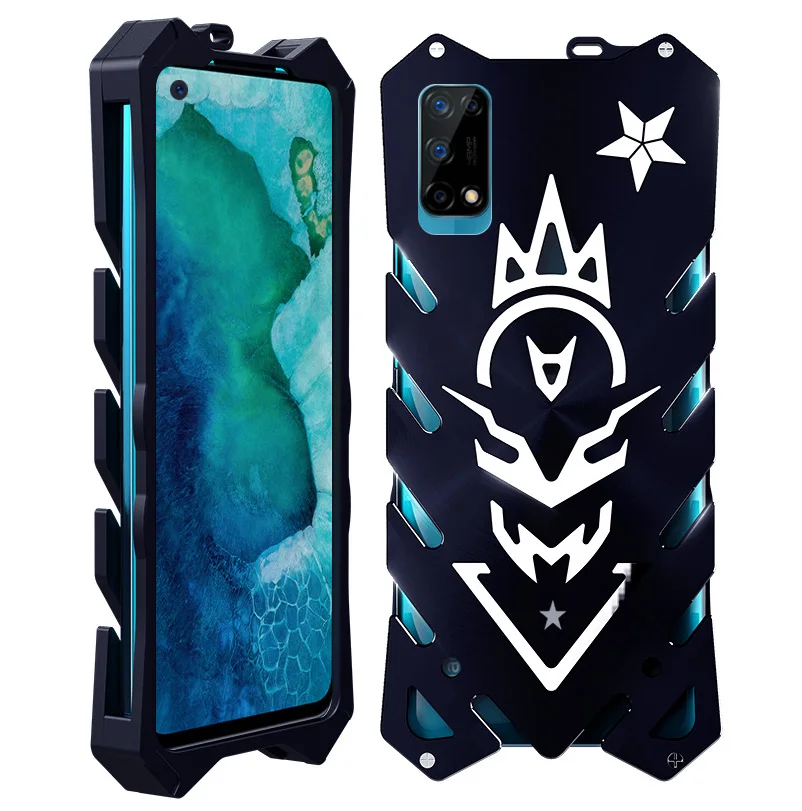 Original Armor Ii Aviation Metal Case For Oppo Realme Gt X7 X2 X50 Pro Bumper Powerful Shockproof Aluminum Bumper Back Cover