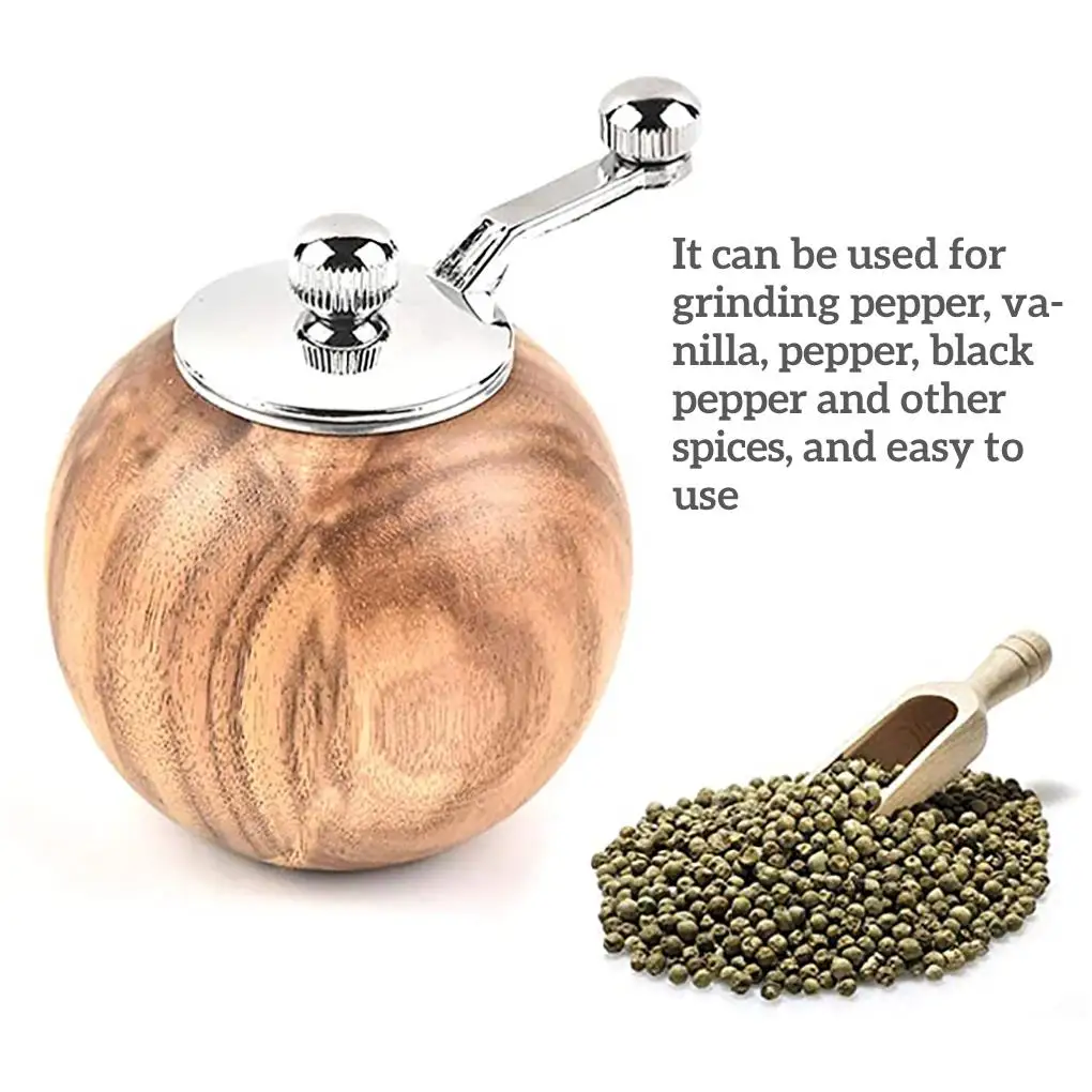 

Кухонная деревянная мельница для соли, бутылка для приправ с керамическим сердечником для обслуживания ресторанов и отелей