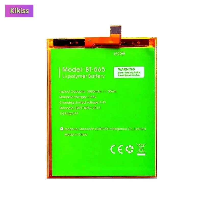Фото Сменный аккумулятор для мобильного телефона Leagoo KIICAA Mix T5 T5C BT565 BT566 BT565 / BT566 3000 мАч №2