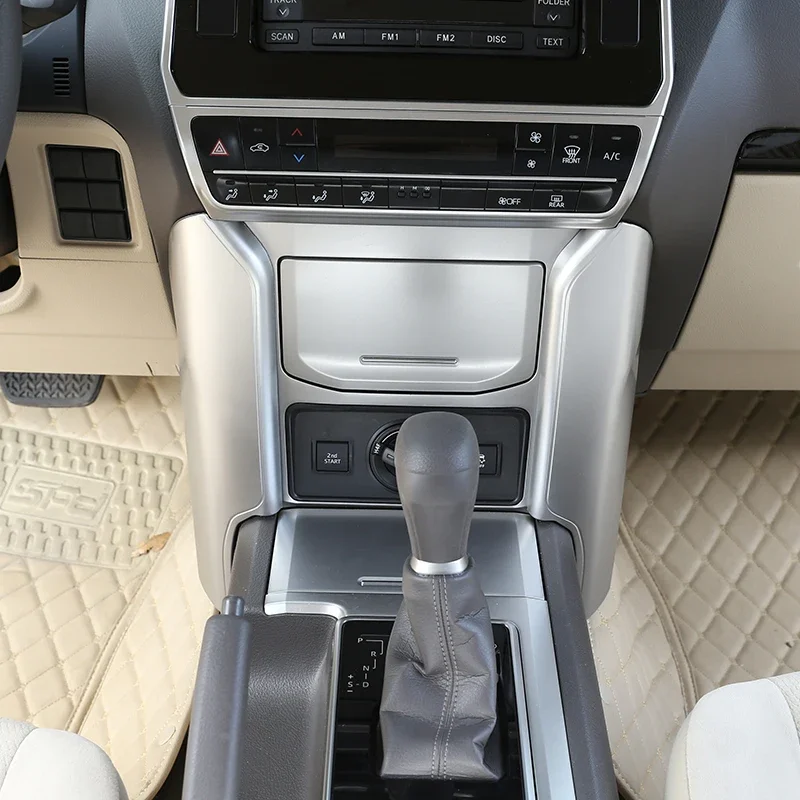 Для Toyota Land Cruiser Prado FJ150 10-2019 ABS серебристый Стайлинг автомобиля салон внешний