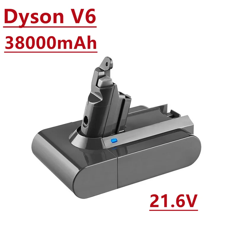 

Lithium ion battery for 21.6v Dyson V6 vacuum cleaner 38000 MAH,applicable models: dc58,dc59, dc61, dc62, dc74, sv07, sv03, sv09