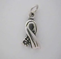 cancer awareness 925 silver ribbon charm show support