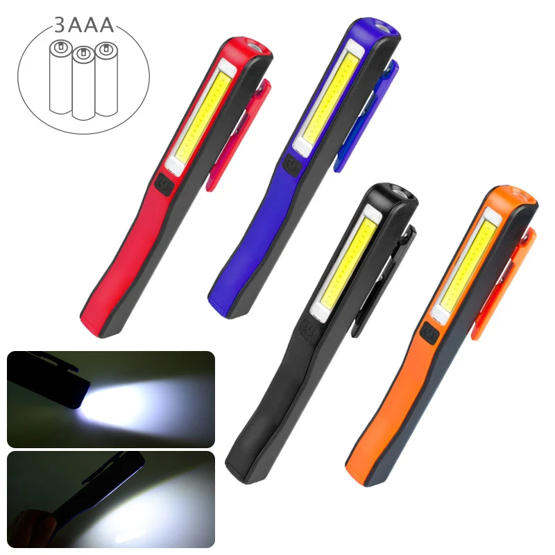 

Миниатюрная Светодиодная лампа COB с USB-зарядкой, многофункциональный светодиодный фонарь, магнитный светильник для осмотра работы, карманн...