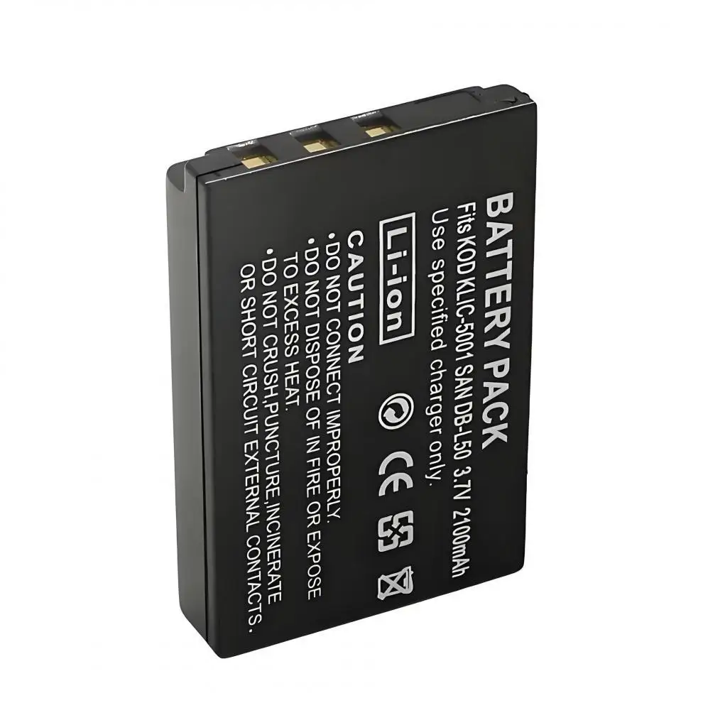 Аккумулятор KLIC-5001 для Kodak Easyshare P712 P850 P880 Z730 Z760 Z7590 DX6490 DX7440 DX7590, Sanyo DB-L50 P850 Z7590 Z760 Z73 (art.: 3920d8ea27756) - 3920d8ea27756