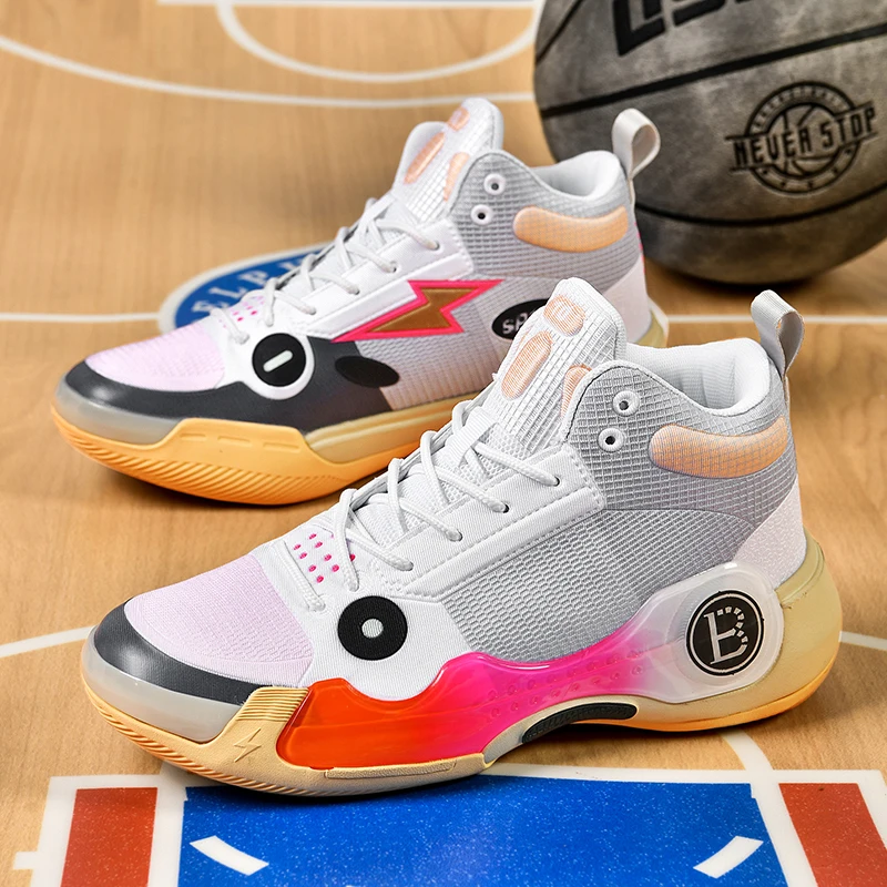 

New2022 Couple Sneakers Men Air Cushion Basketball Shoes Women Leather Sports Shoes Male Trainers High-top Waterproof Boots36-45