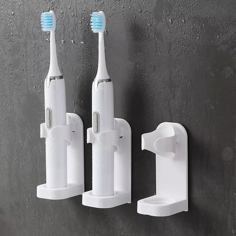 

Traceless Toothbrush Holder Bath Wall-Mounted Electric Toothbrush Holders Adults Toothbrush Stand Hanger Bathroom Accessories