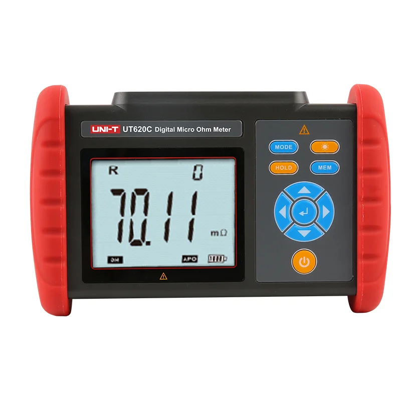 

UNI-T UT620C Digital DC Low Resistance Meter Equipotential Test Micro Ohmmeter Connectors/Motor Resistance Tester