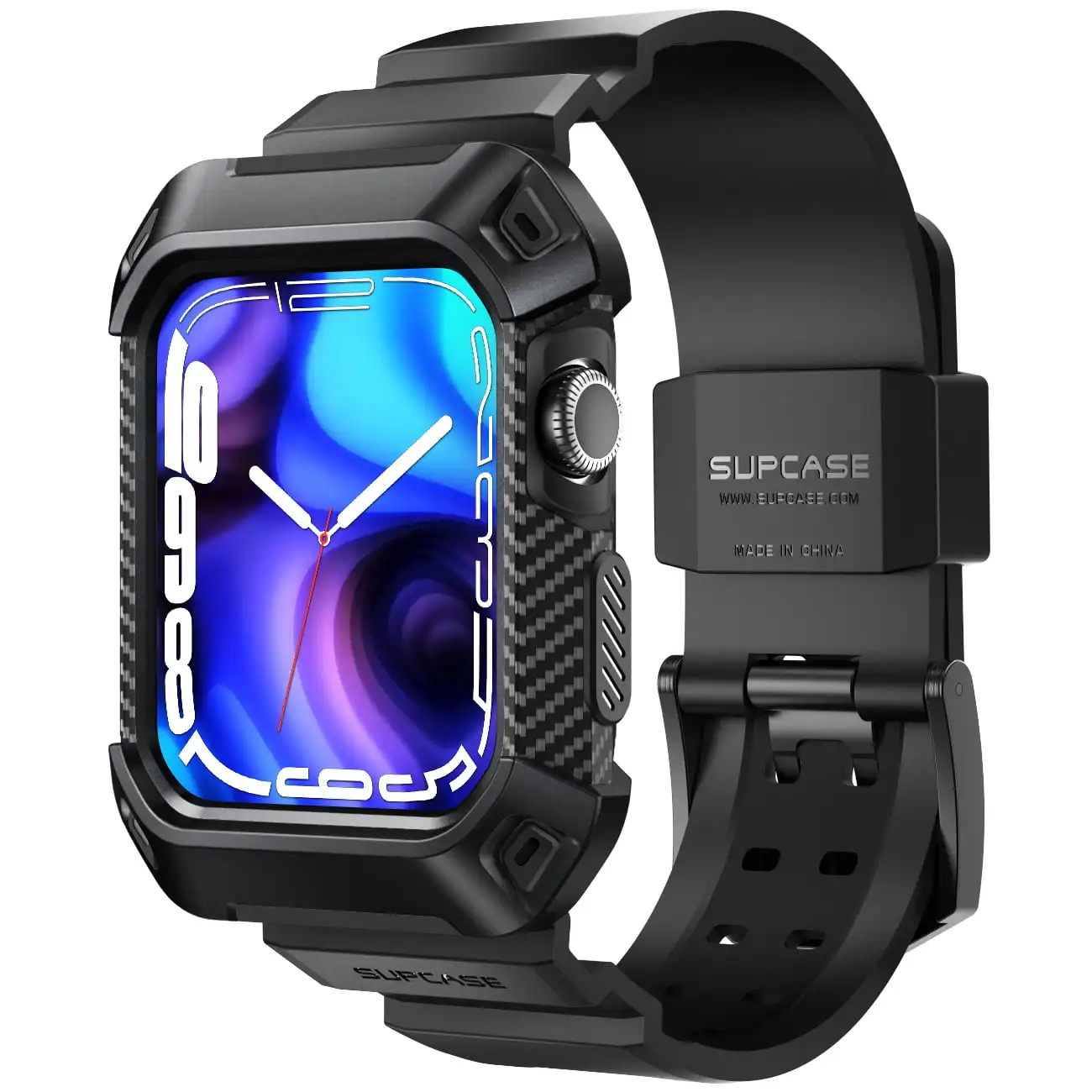 

[Unicorn Beetle Pro] Designed Watch Series 7 [45mm], Rugged Protective Case with Strap Bands Watch series 6/SE/5/4 [44mm] (Dar