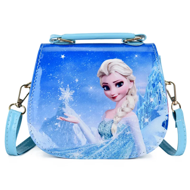 Frozen Anna Elsa Sofia Princess Anime Figures Kawaii Fashion Girls Crossbody Handbags