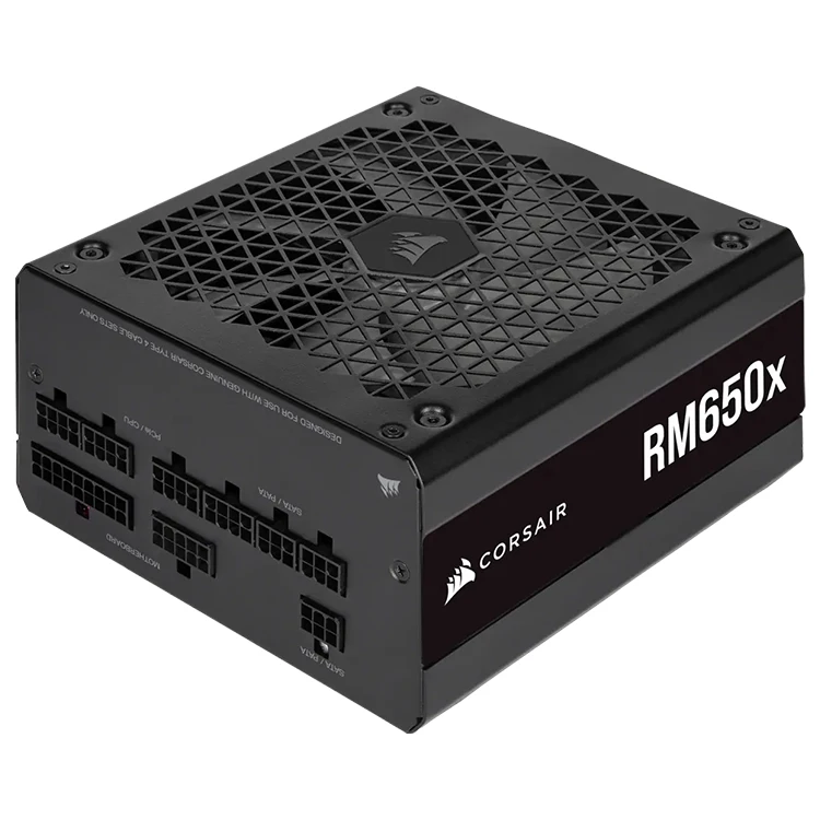 

CORSAIR RMx Series RM650x 650W 80 PLUS Gold Fully Modular Computer ATX Power Supply with Low Noise Design Japanese Capacitor