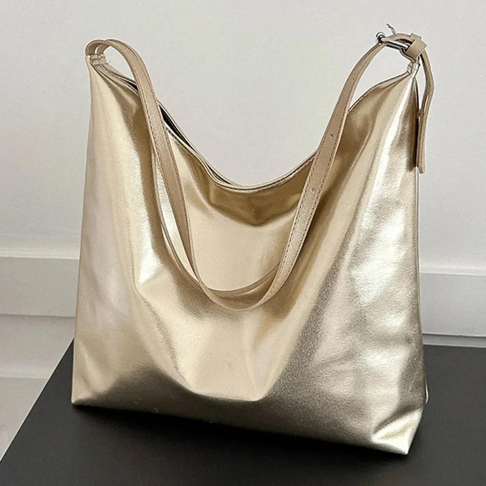 

Luxury Designer Bag for Women Handbag Simple Solid Color Shoulder Bag Soft Leather High Capacity Shopper Top-Handle Bag