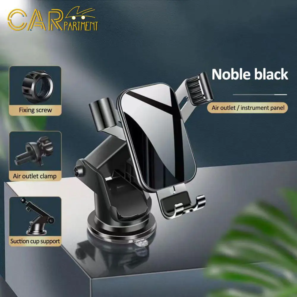 

Car Bracket Multifunctional 360 Degree Rotation Phone Holder For Cars Universal With Silicone Protection Car Phone Bracket