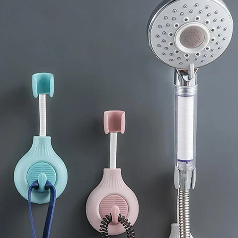 

Shower Bracket Non Perforated Nozzle Hanging Seat Fixed Artifact Universal Adjustable Shower Base In Lotus Shower Room