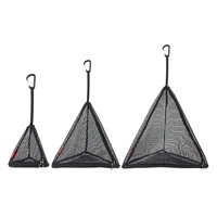outdoor camping kitchen basket triangle storage net bag mesh hanging organizer drying net bag foldable home picnic accessories