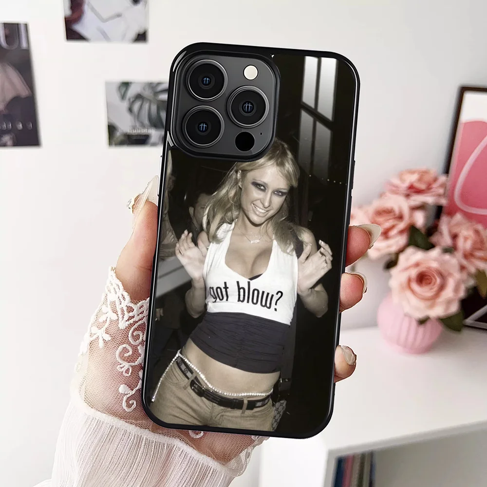 Чехол для телефона P-Paris HiltonS Got Blow iPhone 16 15 14 13 12 11 Pro Xs Max Mini Plus противоскользящий