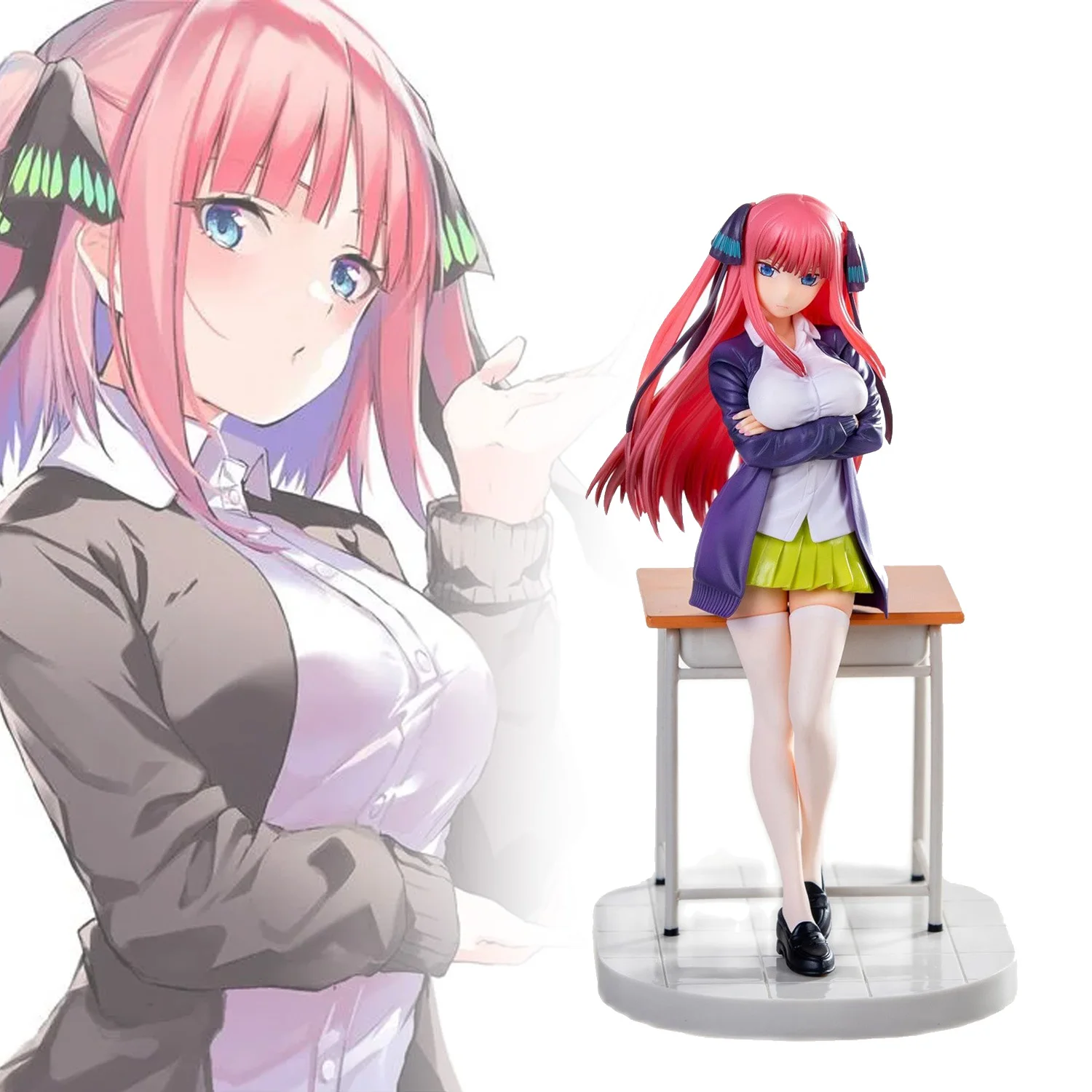 

Фигурка из аниме «no Hanayome Nakano Nino», 21 см, 1/8 ПВХ