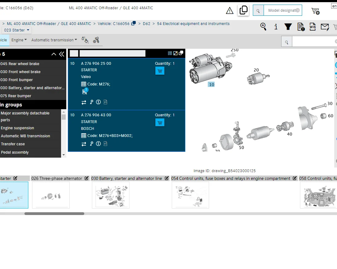 2769064300 W166 W292 GLE400 GLE350 GLE500 GLE43 GLE320 GLE450 стартер двигателя автомобильные аксессуары