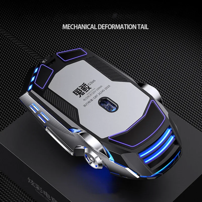 Professional Wired Gaming Mouse 6 Button 3200DPI LED Optical USB Computer Game Mice Silent Mause For PC laptop Gamer
