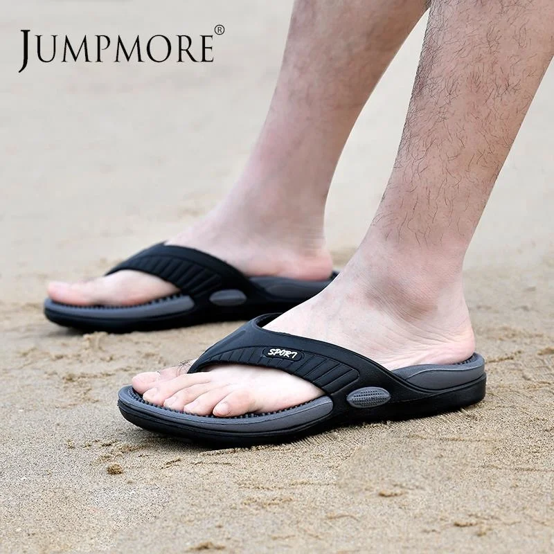 

Men EVA Flip-flops Summer Men's Massage Slippers Beach Sandals Casual Shoes Size 40-45