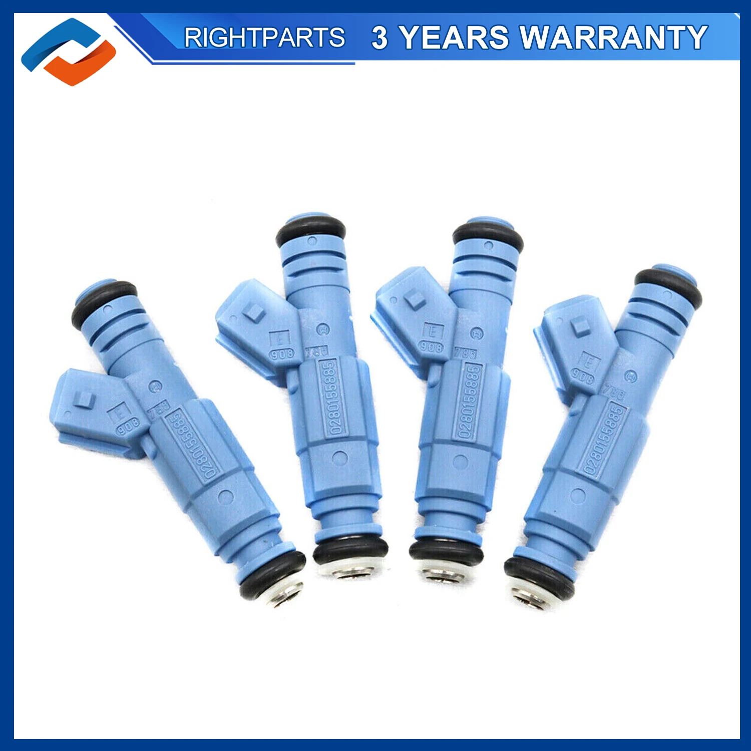 4шт 0280155885 Топливные форсунки для BMW 325i 2.5L l6 1987-1993 гг. 13641734776 F01R00M082