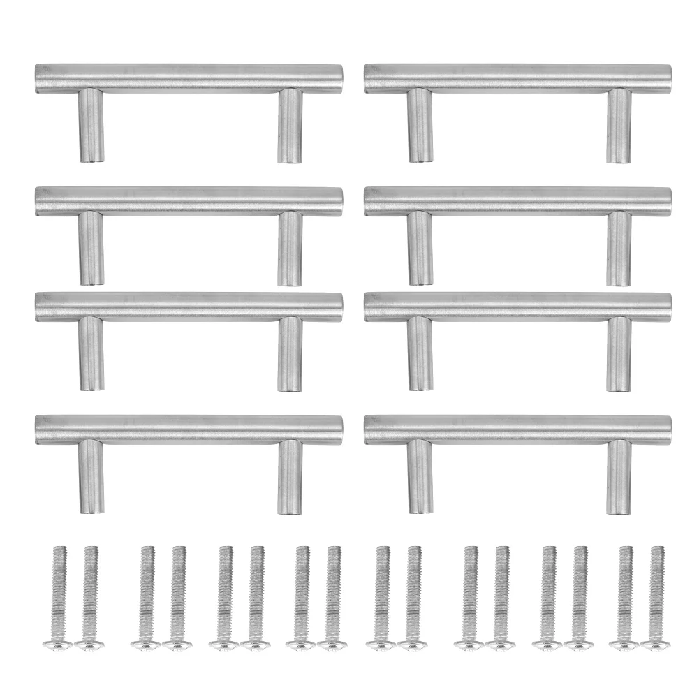 8 шт. Из нержавеющей стали TBar ручка мебель для дома фурнитура шкафов ящик двери