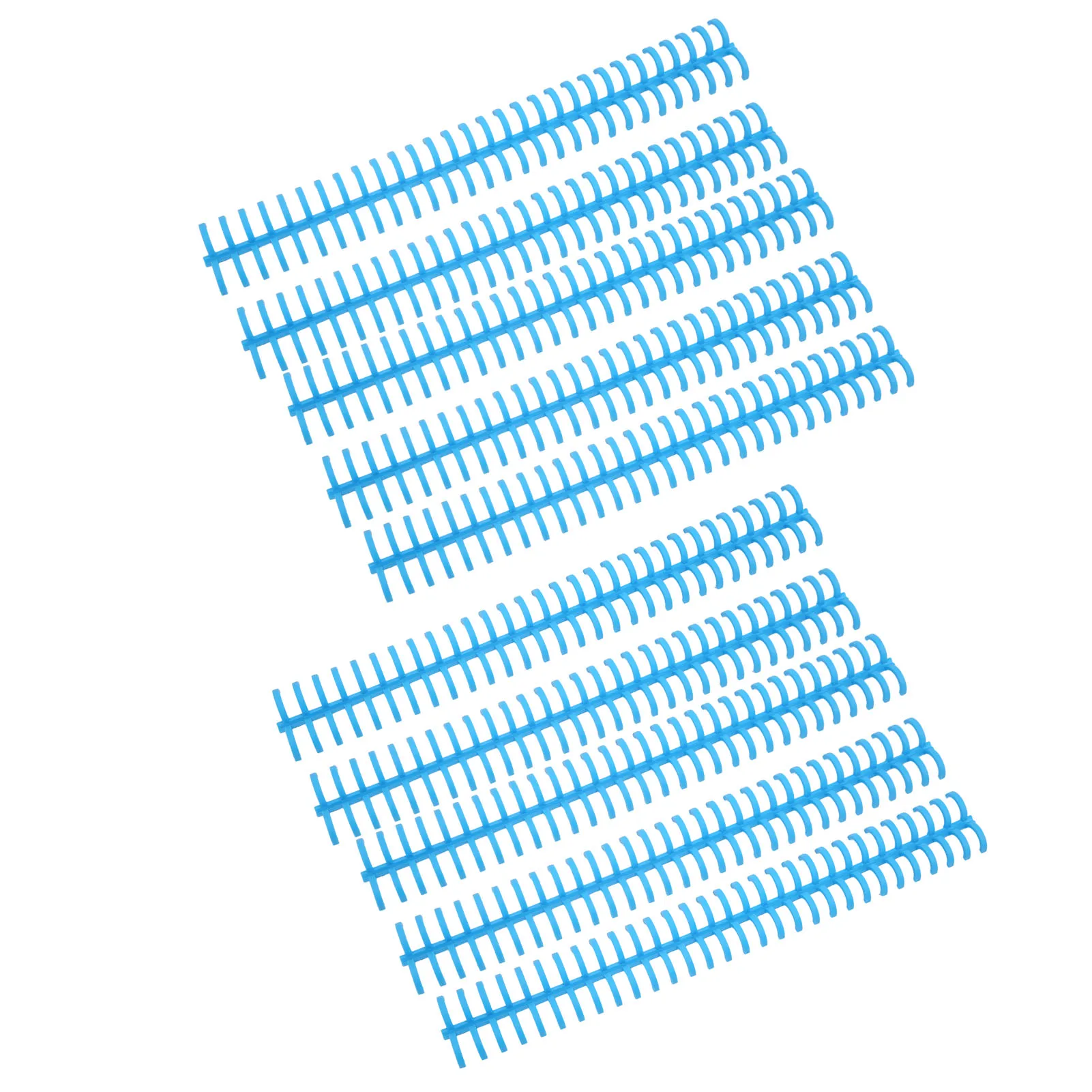 10 шт. Связывание шипов спирали катушки гребни 30 отверстий пластиковая полоса для