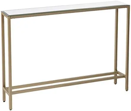 

Enterprises Darrin Narrow Long Console Table, 56" W, gold