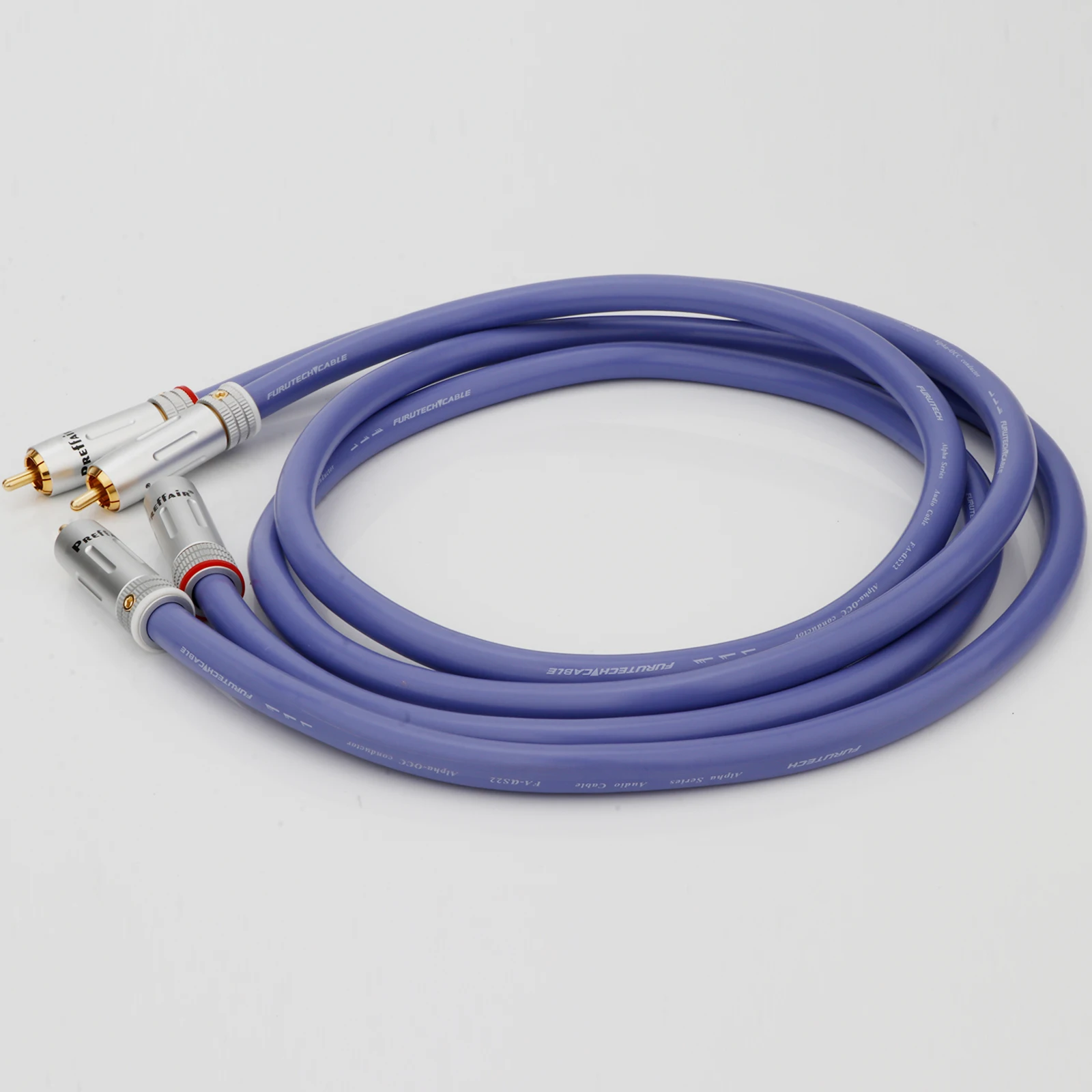 Кабель Furutech FA-aS22 OCC HiFi аудиосигнал RCA с позолоченной вилкой для усилителя мощности