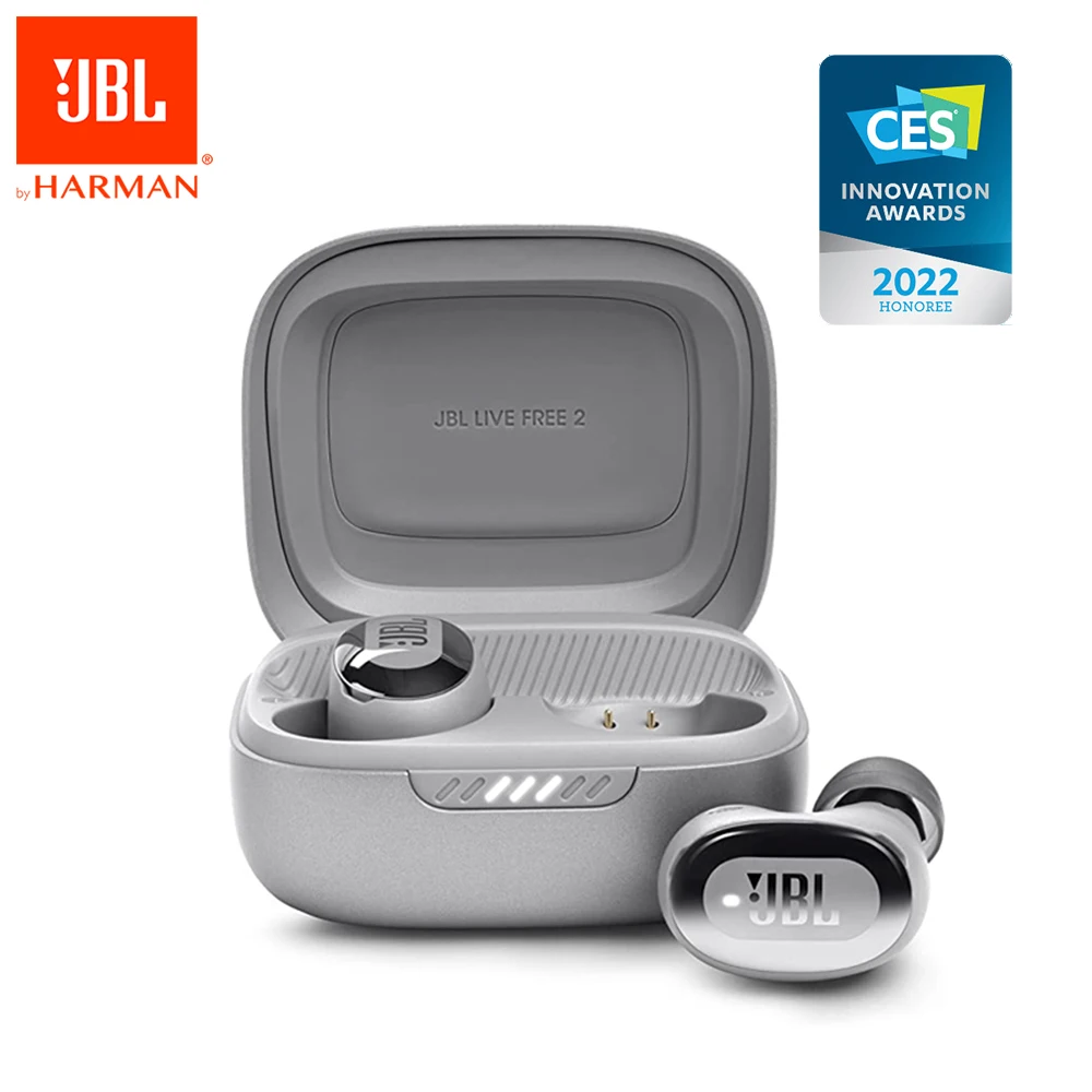 

100% Original JBL Live Free 2 Tws True Wireless Bluetooth Earbuds Active Noise Cancelling Headset Waterproof Earphone with Mic