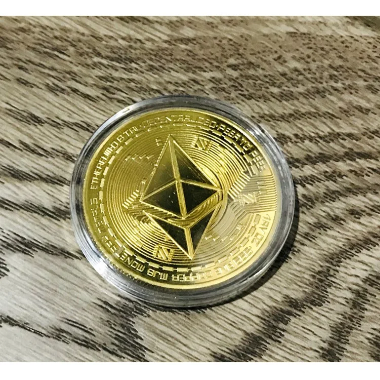 

Креативная монета Ethereum Художественная коллекция Ethereum Физическая памятная монета