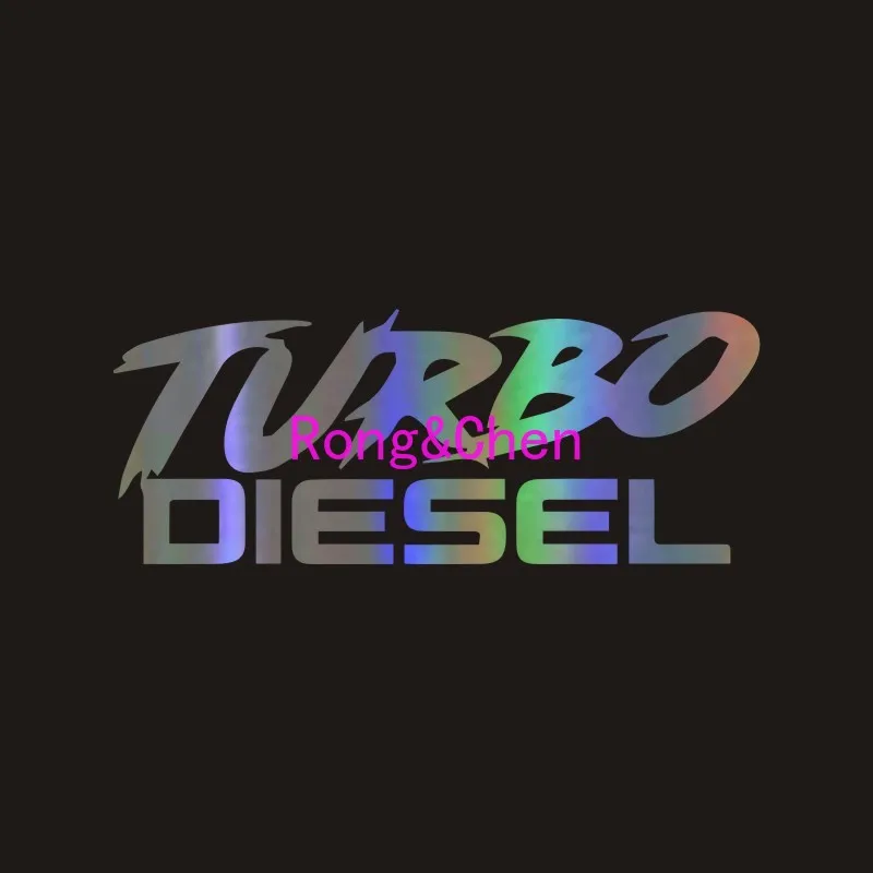 

Rongchen Trading Car Sticker TURBO DIESEL Car Motorcycles Stickers Reflective Car Styling Custom Decal PVC Boutique Best Selling